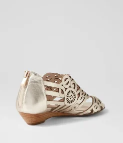 Women SUPERSOFT Comfort|Flats-Baysidey Platinum Leather Sandals
