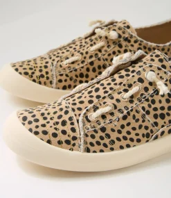 Women BLOWFISH Sneakers-Beachside Pixie Cheetah Fabric Sneakers