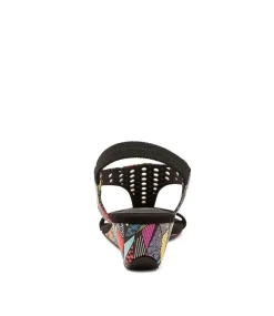 Women I LOVE BILLY Wedges|Heels-BEATRIZ BLK-BRIGHT VIVID