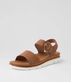 Women I LOVE BILLY Flats|Sandals-Beebeet Tan Sandals