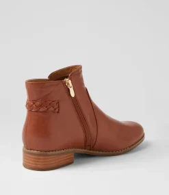 Women SUPERSOFT Boots|Comfort-Believes Dark Rum Soft Leather Ankle Boots