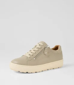 Women SUPERSOFT Comfort|Sneakers-Belliest Mist Off White Leather Sneakers