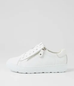 Women SUPERSOFT Comfort|Sneakers-Belliest White Leather Sneakers