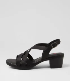 Women I LOVE BILLY Heels|Sandals-Berkon Black Sandals