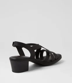 Women I LOVE BILLY Heels|Sandals-Berkon Black Sandals