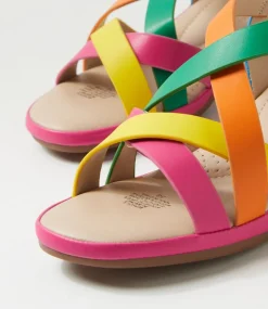 Women I LOVE BILLY Heels|Sandals-Berkon Bright Multi Sandals
