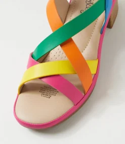 Women I LOVE BILLY Heels|Sandals-Berkon Bright Multi Sandals