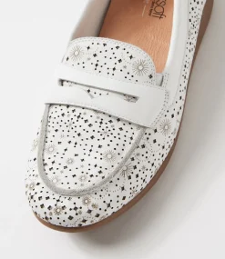 Women SUPERSOFT Comfort|Flats-Bestfriend D White Leather Flat Shoes