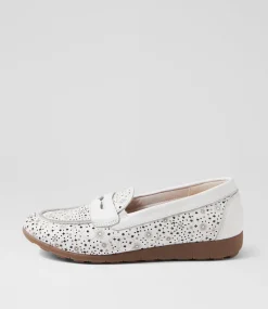 Women SUPERSOFT Comfort|Flats-Bestfriend D White Leather Flat Shoes