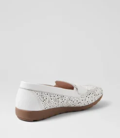 Women SUPERSOFT Comfort|Flats-Bestfriend D White Leather Flat Shoes