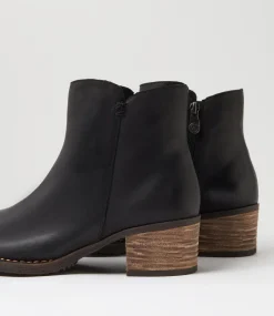 Women COLORADO Boots|Comfort-Bethal Black Leather Ankle Boots