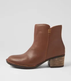 Women COLORADO Boots|Comfort-Bethal Tan Leather Ankle Boots