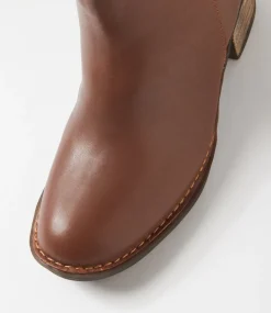 Women COLORADO Boots|Comfort-Bethal Tan Leather Ankle Boots