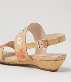Women SUPERSOFT Comfort|Flats-Betthi Natural Bright Patent Synthetic Sandals