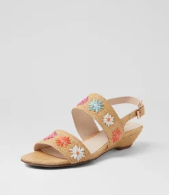 Women SUPERSOFT Comfort|Flats-Betthi Natural Bright Patent Synthetic Sandals