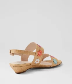 Women SUPERSOFT Comfort|Flats-Betthi Natural Bright Patent Synthetic Sandals
