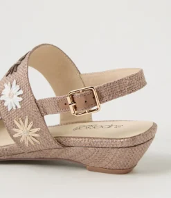 Women SUPERSOFT Comfort|Flats-Betthi Taupe Multi Synthetic Raffia Sandals