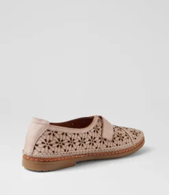 Women DIANA FERRARI Flats-Bibie Nude Tan Leather Flat Shoes