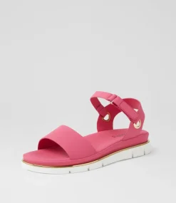 Women I LOVE BILLY Flats|Sandals-Billish Fuchsia Sandals