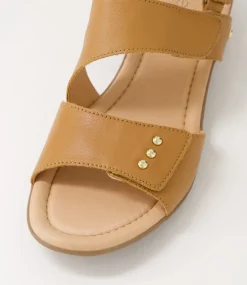 Women SUPERSOFT Comfort|Flats-Bills Dark Tan Gum Leather Sandals