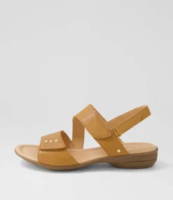 Women SUPERSOFT Comfort|Flats-Bills Dark Tan Gum Leather Sandals