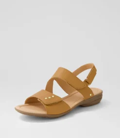 Women SUPERSOFT Comfort|Flats-Bills Dark Tan Gum Leather Sandals