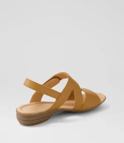 Women SUPERSOFT Comfort|Flats-Bills Dark Tan Gum Leather Sandals