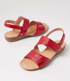 Women SUPERSOFT Comfort|Flats-BILLS SU DK RED GUM SOLE LEATHER
