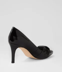 Women TOP END Dress|Heels-Bingley Black Patent Leather Pump Heels