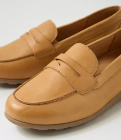 Women SUPERSOFT Comfort|Loafers-Birdi Dark Tan Wide Fit Leather Loafers