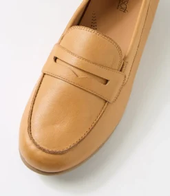 Women SUPERSOFT Comfort|Loafers-Birdi Dark Tan Wide Fit Leather Loafers