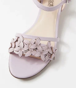 Women SUPERSOFT Comfort|Flats-Blossums Lilac Leather Sandals