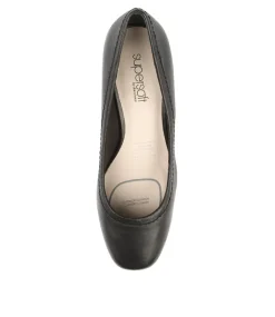 Women SUPERSOFT Comfort|Heels-BLYTHE BLACK LEATHER