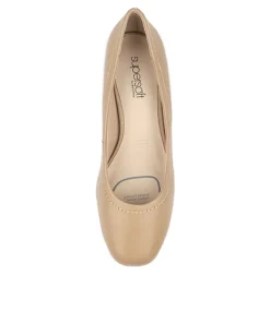 Women SUPERSOFT Comfort|Heels-BLYTHE NUDE LEATHER
