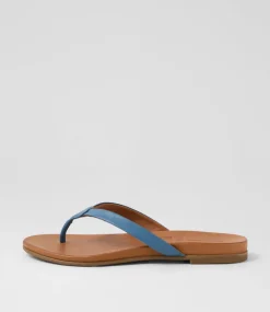 Women DIANA FERRARI Slides|Sandals-Bondis Denim Leather Slides
