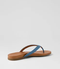 Women DIANA FERRARI Slides|Sandals-Bondis Denim Leather Slides