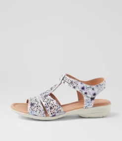 Women SUPERSOFT Comfort|Flats-Boom Purple Melody Leather Sandals