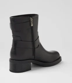 Women I LOVE BILLY Boots-Bossol Black Ankle Boots
