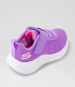 SKECHERS Sport School Shoes-Bounder Toddler Lavender Sneakers