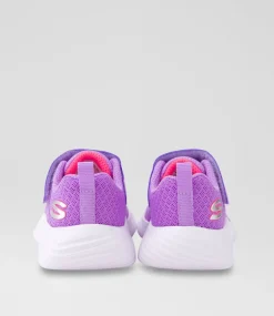 SKECHERS Sport School Shoes-Bounder Toddler Lavender Sneakers