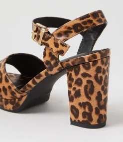 Women I LOVE BILLY Heels|Sandals-Bountys Leopard Sandals