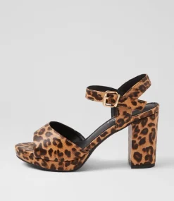 Women I LOVE BILLY Heels|Sandals-Bountys Leopard Sandals
