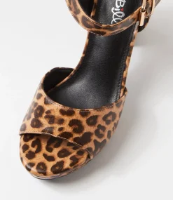 Women I LOVE BILLY Heels|Sandals-Bountys Leopard Sandals