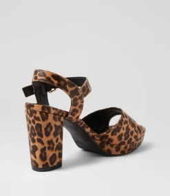 Women I LOVE BILLY Heels|Sandals-Bountys Leopard Sandals