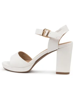 Women I LOVE BILLY Heels|Sandals-BOUNTYS WHITE SMOOTH