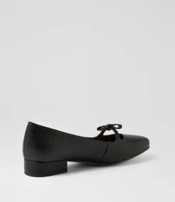 Women I LOVE BILLY Heels|Flats-Bowtala Black Rose Emboss Heels