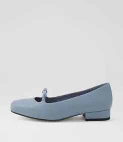 Women I LOVE BILLY Heels|Flats-Bowtala Denim Rose Emboss Heels