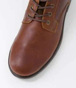COLORADO Boots|Casuals-Brazil Dark Brown Pull Up Leather Lace Up Boots
