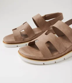 Women I LOVE BILLY Flats|Sandals-Breezin Light Taupe Sandals