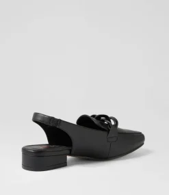 Women I LOVE BILLY Loafers|Heels-Brentel Black Heels